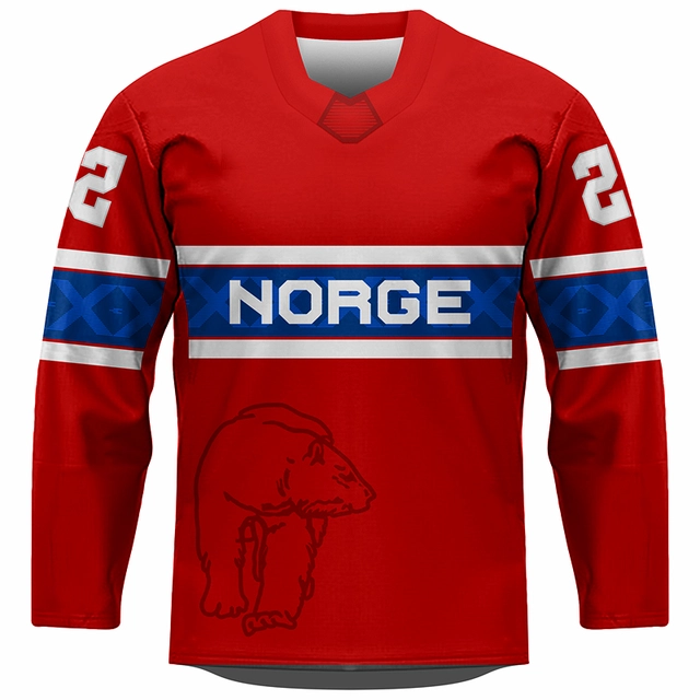 Fan hokejový dres Norway 0222