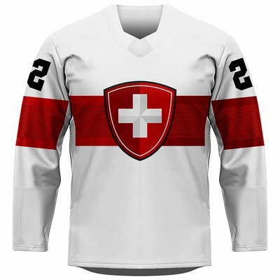 Fan Hockey Jersey Switzerland 0122