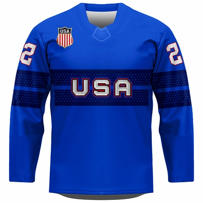 Fan hockey jersey USA 0322