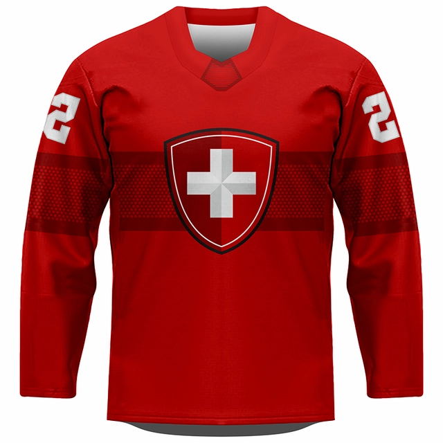 Fan hokejový dres Švajčiarsko 0222