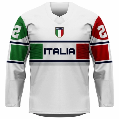 Fan Hockey Jersey Italy 0122