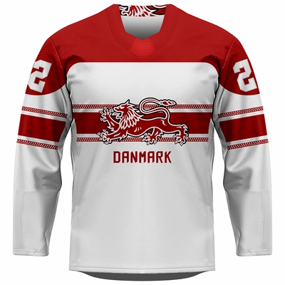 Fan Hockey Jersey Denmark 0122