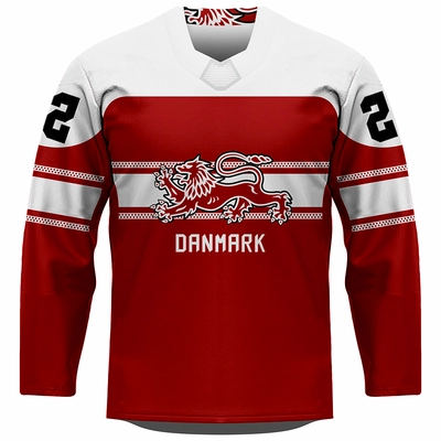 Fan Hockey Jersey Denmark 0222