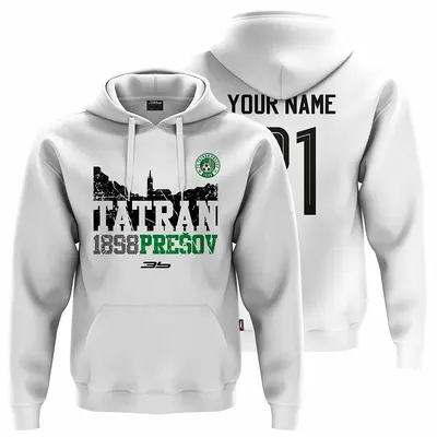 Bavlnená mikina s kapucňou FC Tatran Prešov 2207