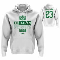 Bavlnená mikina s kapucňou FC Tatran Prešov 2302 - 125 rokov Tatran