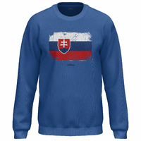 Bavlnená mikina bez kapucne Slovensko 2307