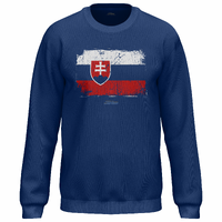 Bavlnená mikina bez kapucne Slovensko 2307