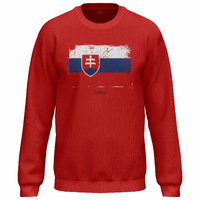 Bavlnená mikina bez kapucne Slovensko 2307