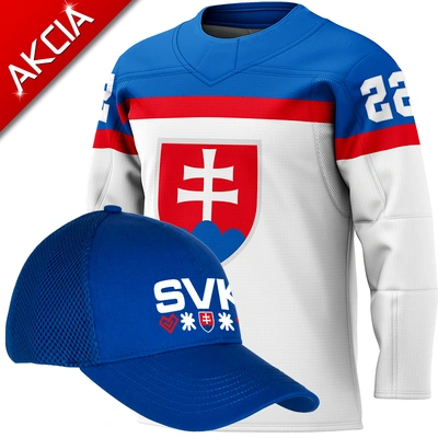 ACTION - Hockey jersey Slovakia 0122 + cap SVK