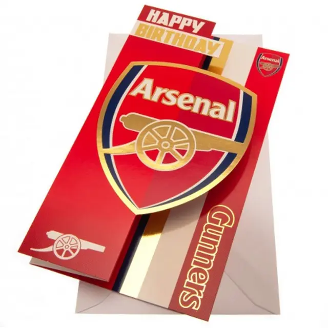 Narodeninové blahoželanie v obálke ARSENAL F.C. Birthday Card