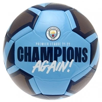 Futbalová lopta MANCHESTER CITY Premier League Champions Again! Football (veľkosť 5)