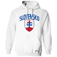 Bavlnená mikina s kapucňou Slovensko 2402