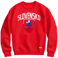 Bavlnená mikina bez kapucne Slovensko 2402