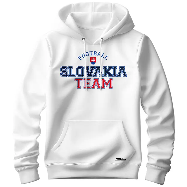 Bavlnená mikina s kapucňou Slovensko 2416