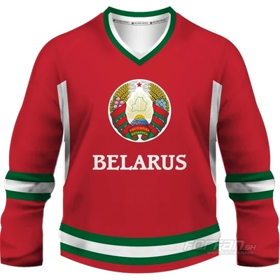 Bielorusko - fanúšikovský dres, červená verzia