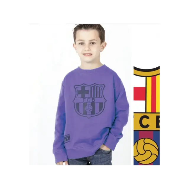 Chlapčenská bavlnená mikina FC BARCELONA Violet (BC06532)