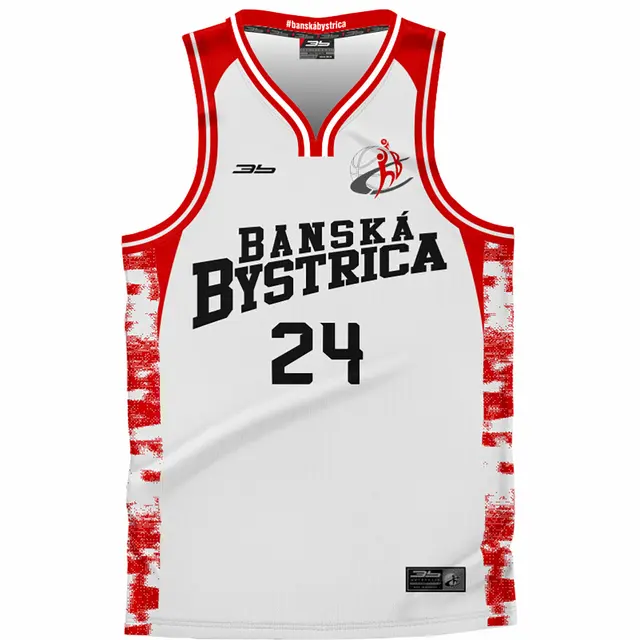 Basketbalový dres ŠKP BBC Banská Bystrica 24/25 svetlý