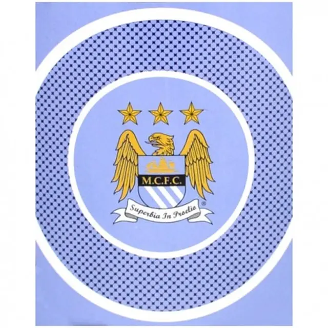 Flísová deka MANCHESTER CITY Bullseye 125/150cm