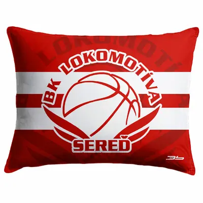 Obojstranný dekoračný vankúš BK Lokomotíva Sereď 2501