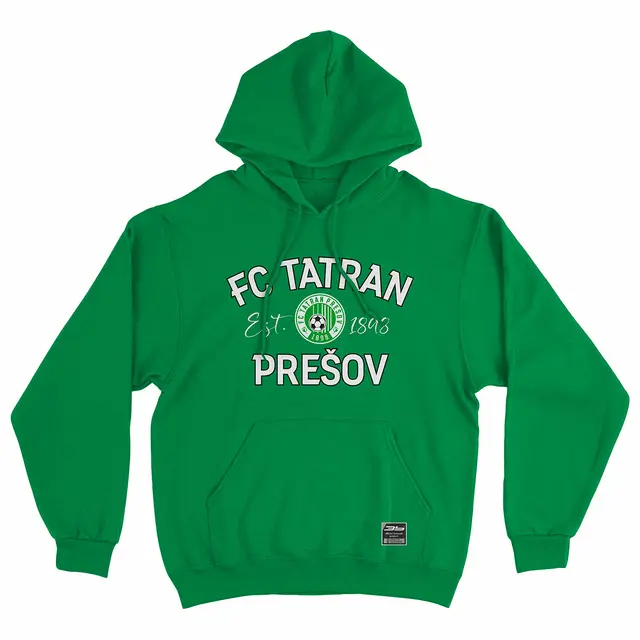 Bavlnená mikina s kapucňou FC Tatran Prešov 2609z