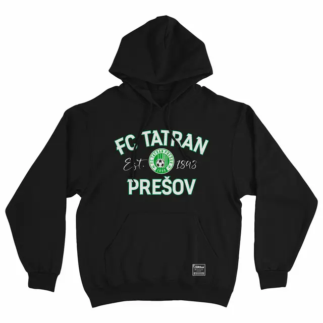 Bavlnená mikina s kapucňou FC Tatran Prešov 2609c