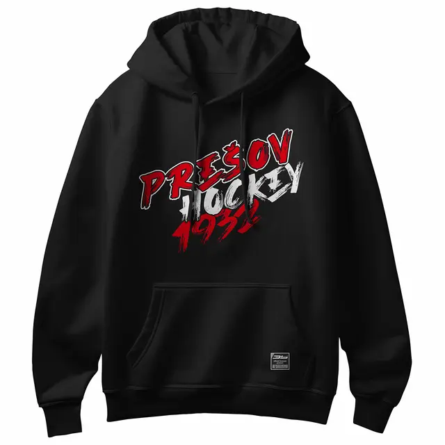 Bavlnená mikina s kapucňou HC Prešov 2607c