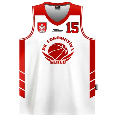 Basketbalový dres BK Lokomotíva Sereď - chlapčenský svetlý