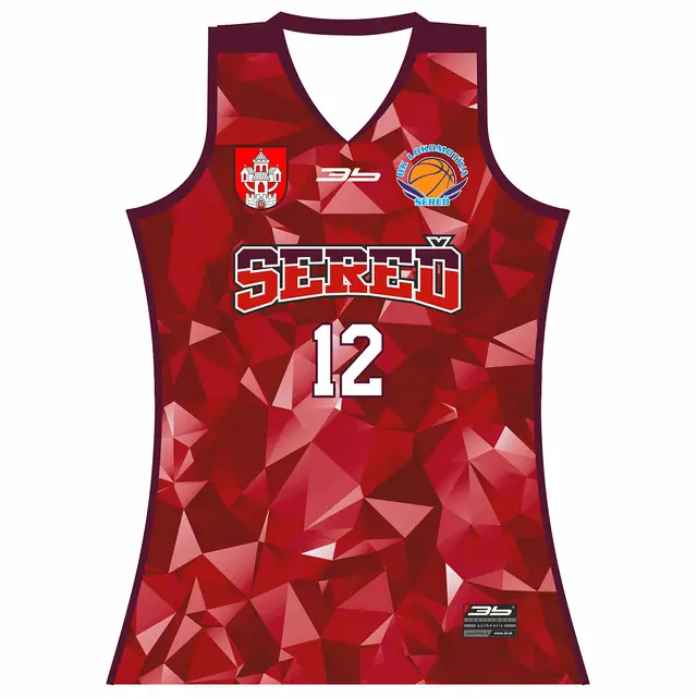 Basketbalový dres BK Lokomotíva Sereď - dievčenský tmavý
