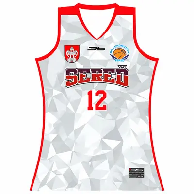 Basketbalový dres BK Lokomotíva Sereď - dievčenský svetlý