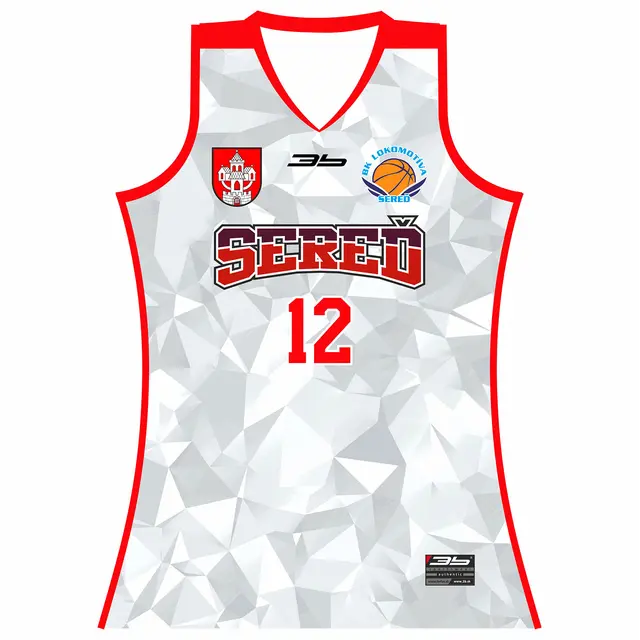 Basketbalový dres BK Lokomotíva Sereď - dievčenský svetlý