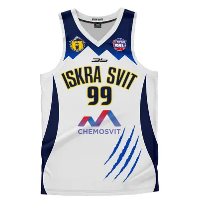 Basketbalový dres Iskra Svit 25/26 svetlý