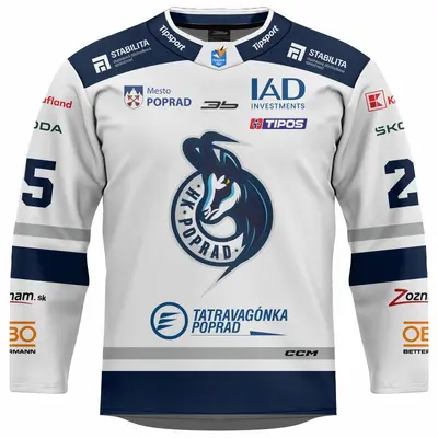 Dres HK Poprad replika 25/26 svetlý
