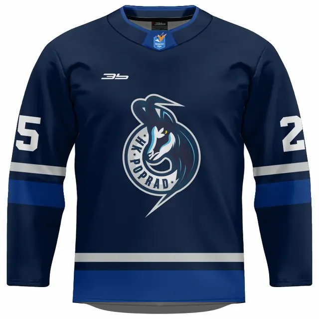 Dres HK Poprad replika 25/26 tmavý bez reklám