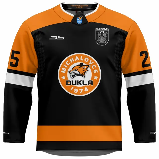 Dres HK Dukla Michalovce AUTHENTIC 25/26 tmavý bez reklám
