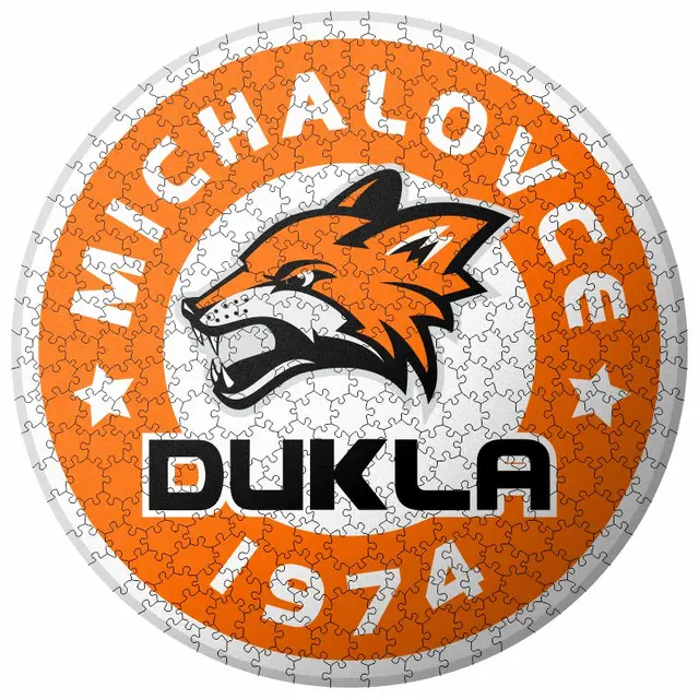 Drevené puzzle HK Dukla Michalovce - 337 dielov (36x36cm)