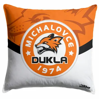 Obojstranný dekoračný vankúš HK Dukla Michalovce 2601