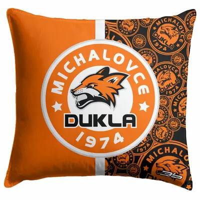 Obojstranný dekoračný vankúš HK Dukla Michalovce 2602