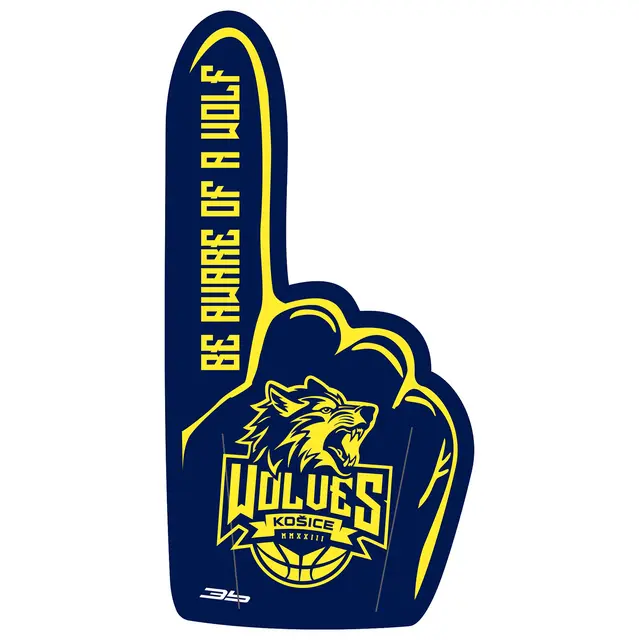 Fanúšikovská ruka Košice Wolves 2601
