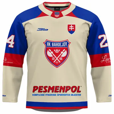 Dres HK Bardejov 25/26 AUTHENTIC svetlý
