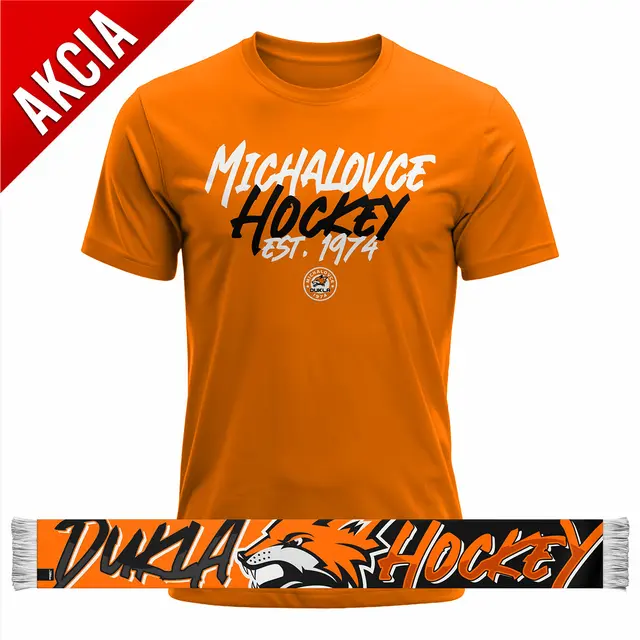 Vianočná akcia 2025 - Šál + tričko HK Dukla Michalovce