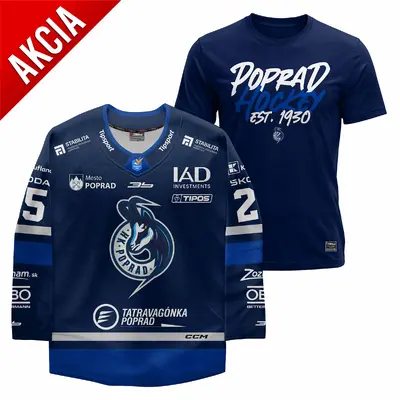 Vianočná akcia 2025 - Dres HK Poprad + tričko