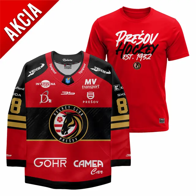 Vianočná akcia 2025 - Dres HC Prešov + tričko