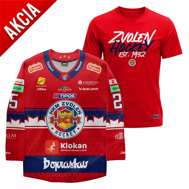 Vianočná akcia 2025 - Dres HKM Zvolen + tričko