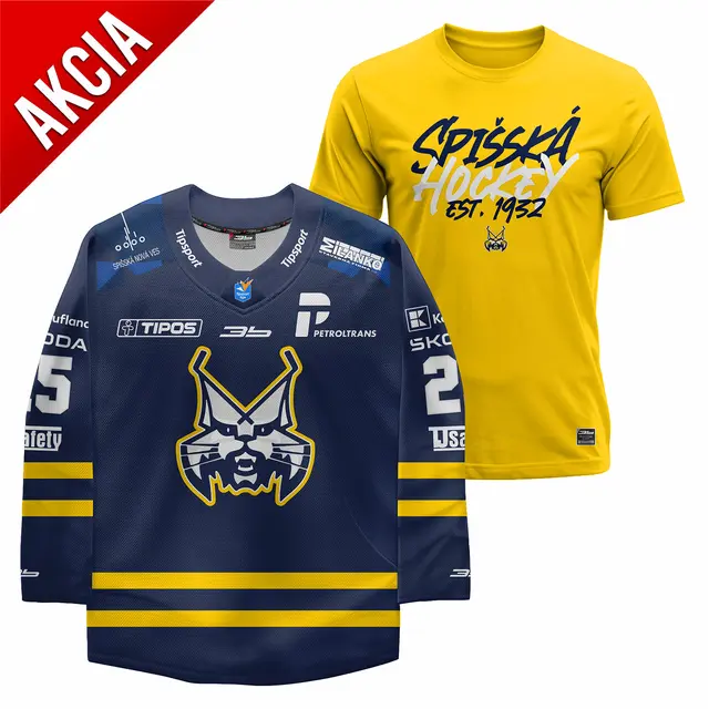 Vianočná akcia 2025 - Dres HK Spišská Nová Ves + tričko