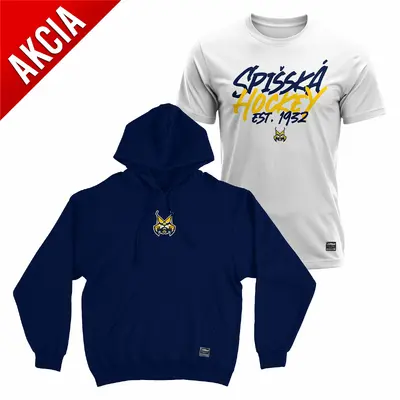 Vianočná akcia 2025 - Mikina + tričko HK Spišská Nová Ves