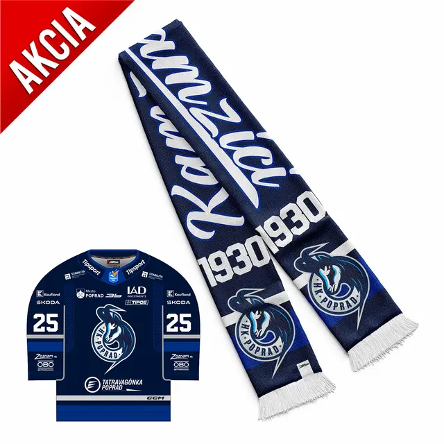 Vianočná akcia - Minidres + šál HK Poprad