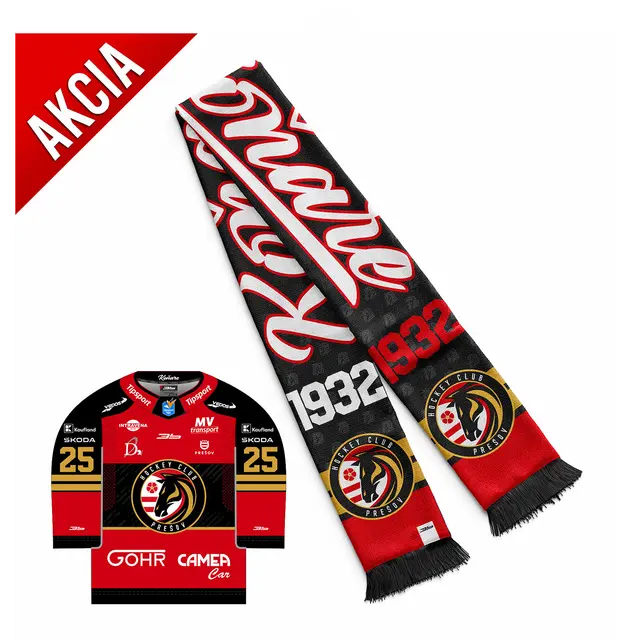 Vianočná akcia - Minidres + šál HC Prešov