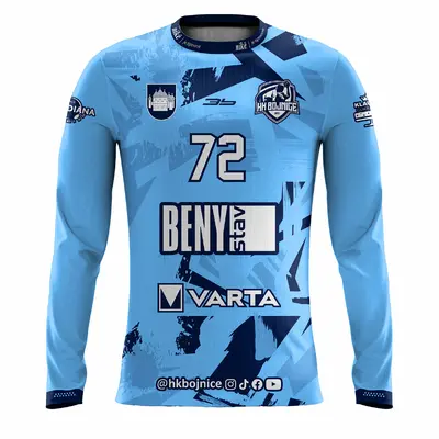 Hádzanársky dres HK Bojnice 25/26 brankársky belasý Movember