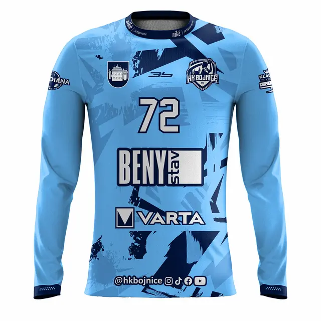 Hádzanársky dres HK Bojnice 25/26 brankársky belasý Movember