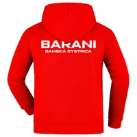 Bavlnená mikina s kapucňou a zipsom Barani 2601